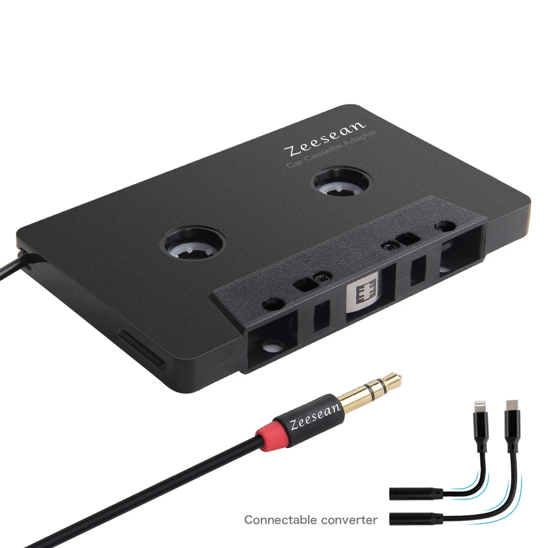 双声道磁带盒车载磁带转换器卡带转换器3.5四声道磁带车载卡带转