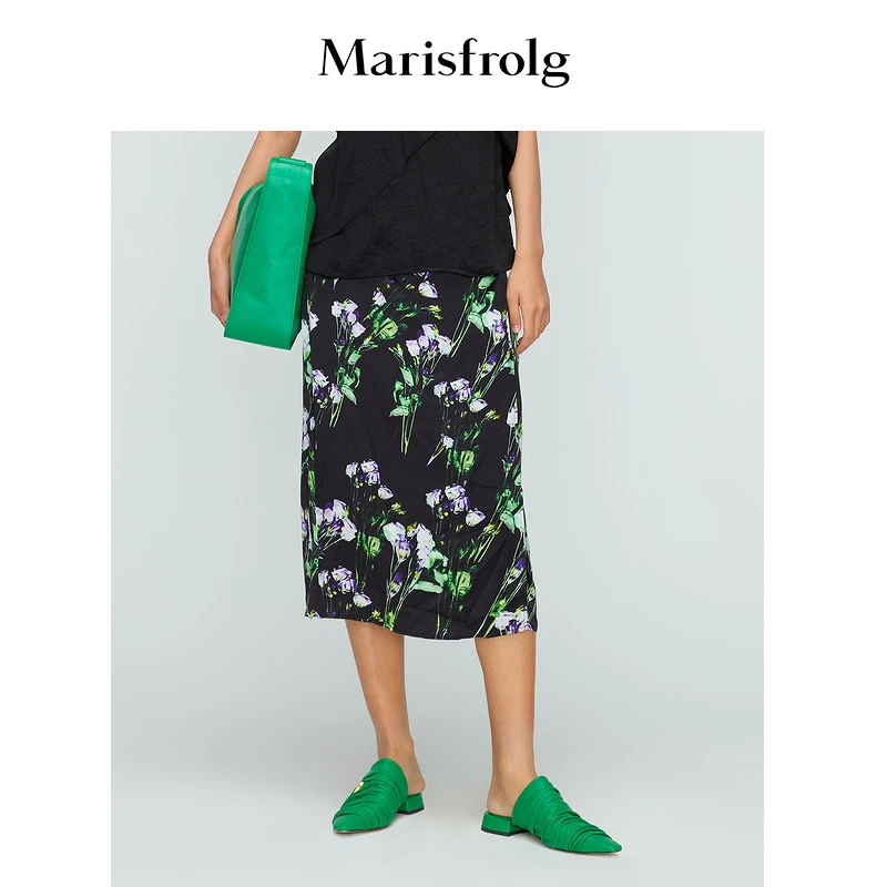 【米儿精选】玛丝菲尔时尚半身裙显瘦休闲设夏季碎花A1BW22462