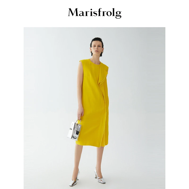 Marisfrolg玛丝菲尔夏季气质休闲显瘦简约婚纱/旗袍/礼服连衣裙