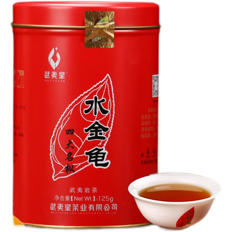 武夷星125克水金龟茶叶散茶武夷岩茶乌龙茶浓香型罐装