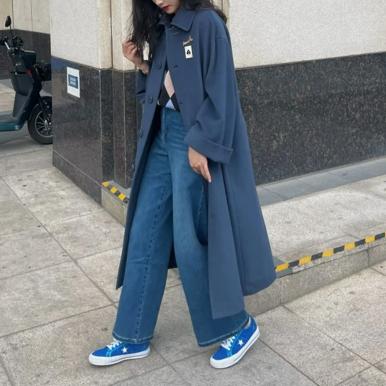 【商场同款】新款雾霾蓝大衣5400708-3028121-001