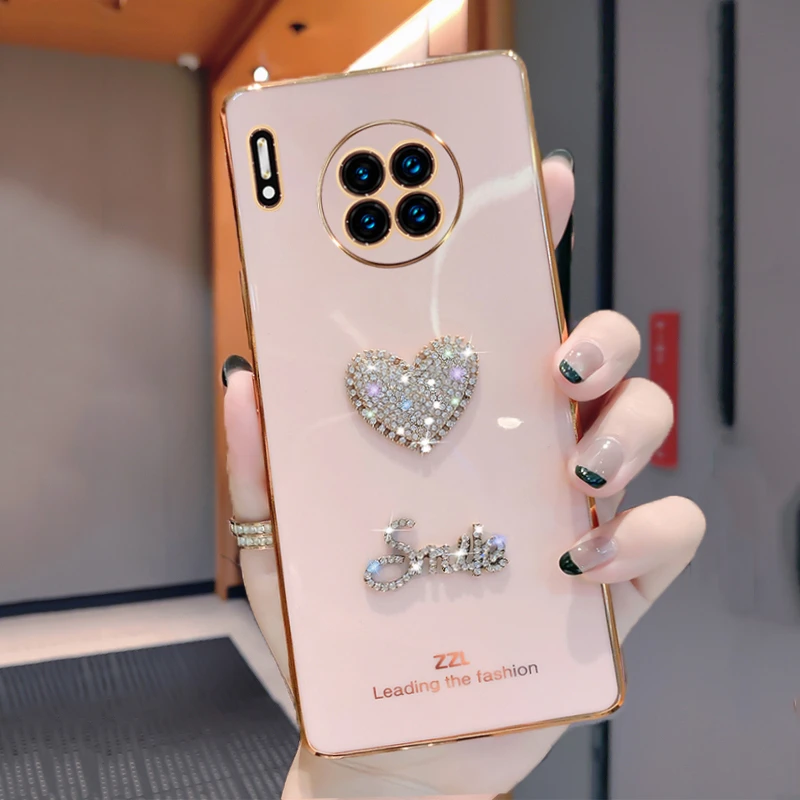 适用华为mate30手机壳mate30pro女epro电镀时尚网红硅胶防摔壳