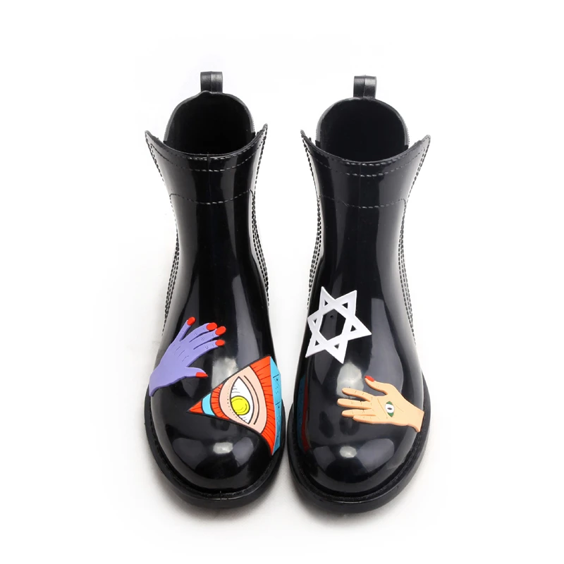 2025新款时尚下雨天穿的鞋雨鞋女款雨靴防滑防水鞋短筒