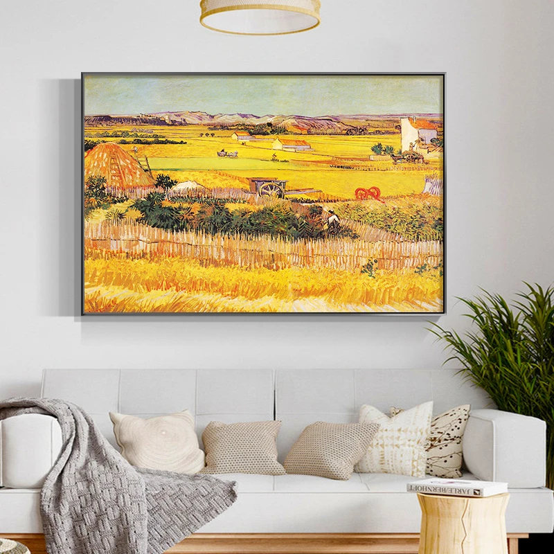 梵高星空装饰画风景画壁画餐厅挂画客厅沙发背景墙世界名画