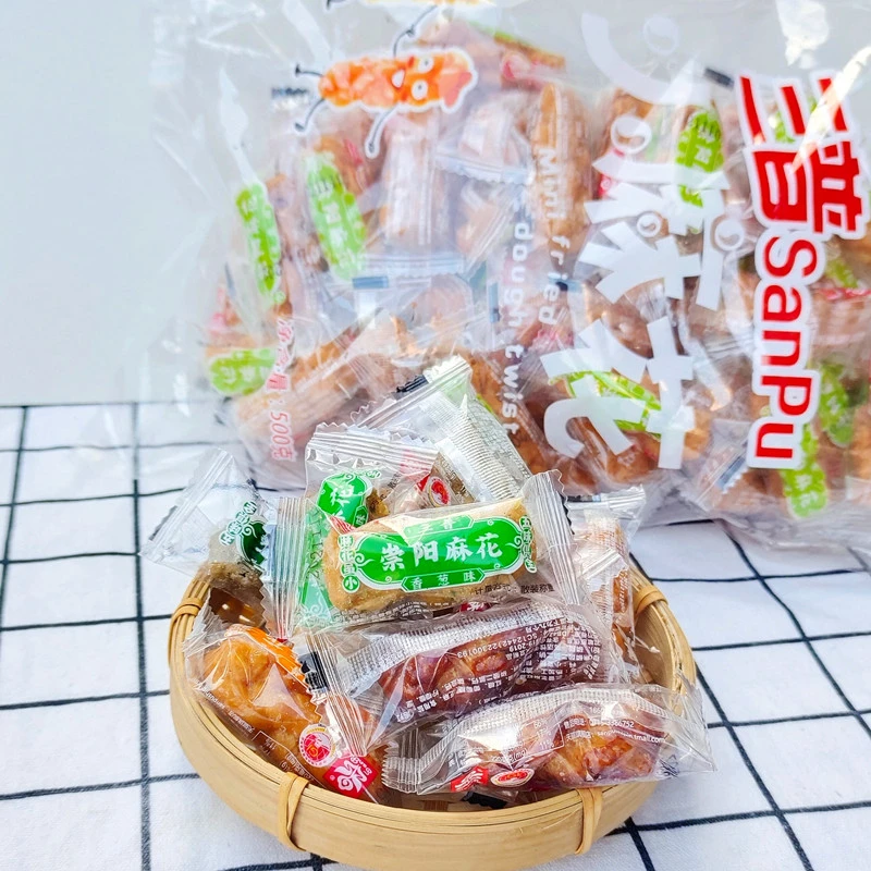 三普湖北崇阳特产三普小麻花散装传统糕点零食小吃椒盐蜂蜜味1斤