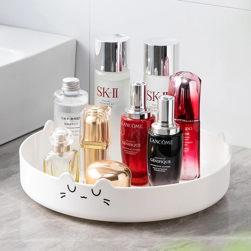 旋转化妆品置物架洗漱台面多功能香水精华收纳用品家用神器大全