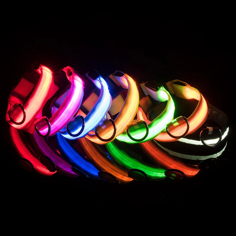 【抖品惠选】宠物LED发光项圈防走失夜光项圈尼龙立体通用