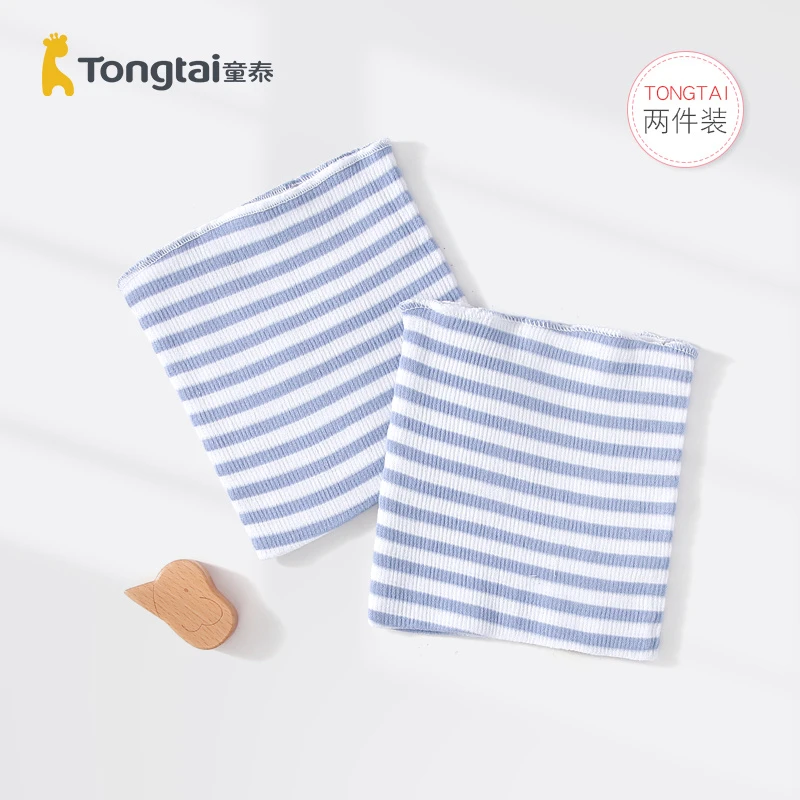 Tongtai/童泰新生儿护肚子肚围初生宝宝双层护脐带婴儿腹围两块装