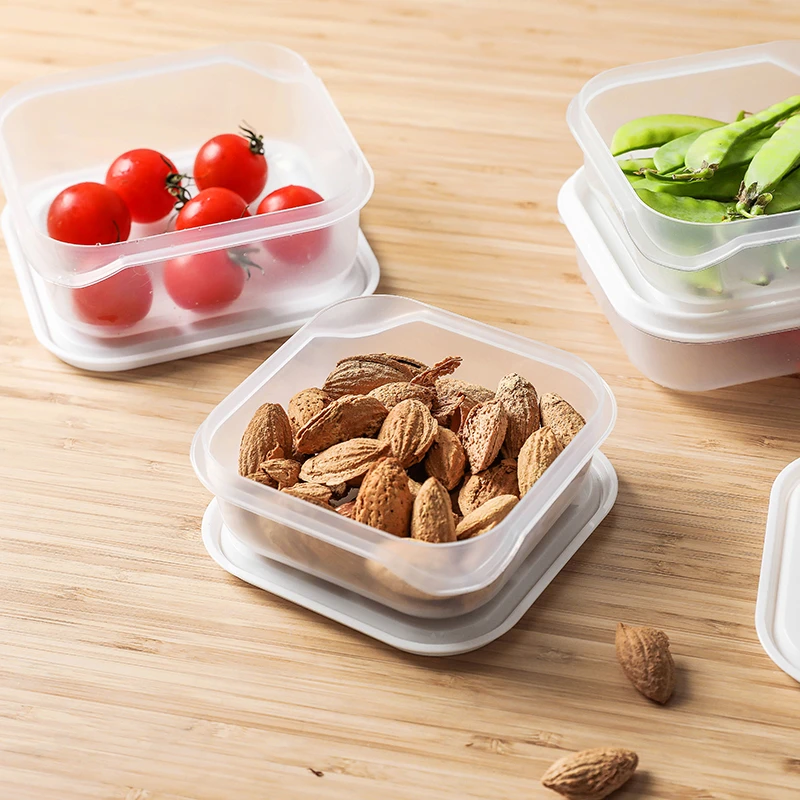 肆月容芷 保鲜盒食品级密封盒 冰箱用塑料收纳盒子食物蛋糕便当盒