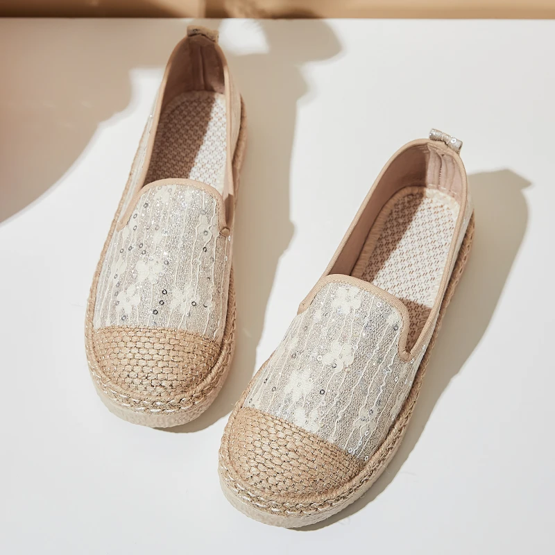 专做舒适百搭平底一脚蹬女鞋  柔软透气轻便不累脚不磨脚防滑耐磨