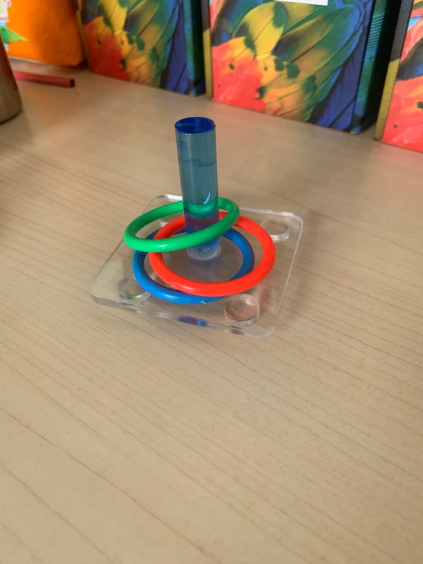 鹦鹉玩具彩虹圈彩虹套圈中小型定制