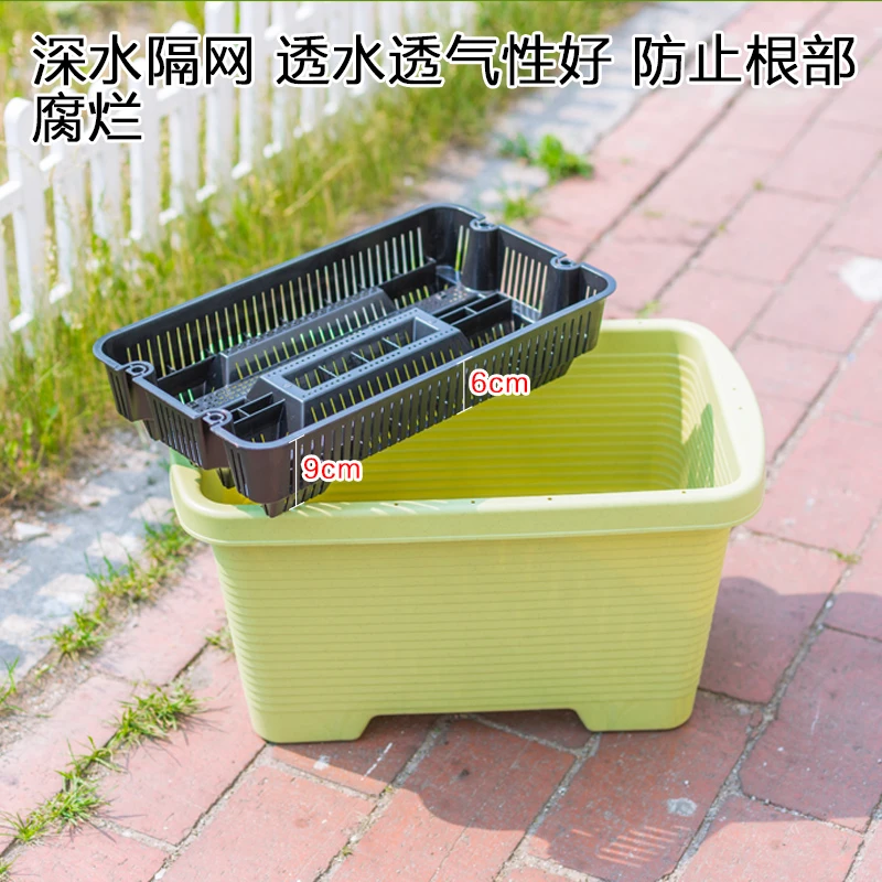 【推荐】爱丽思阳台菜盆家庭蔬菜种菜盆专用箱室内种植长条花盆塑料