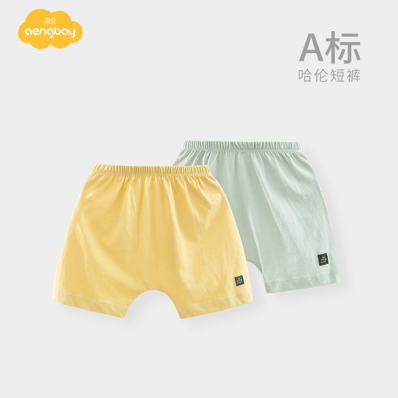 Aengbay夏天裤子薄款五分裤棉裤宽松短裤宝宝休闲屁屁裤大p裤夏季