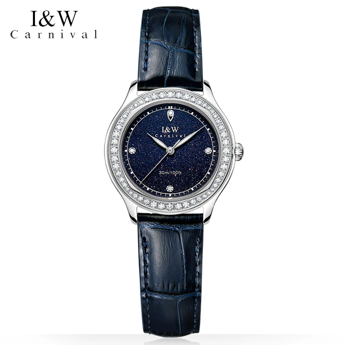 瑞士名牌正品女表高颜值手表女士星空时尚简约女款防水夜光腕表