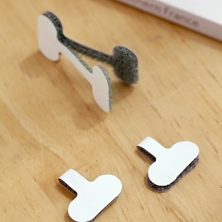 FaSoLa数据线标记魔术贴分类贴纸收纳自粘绑带贴可写字扎带记号贴