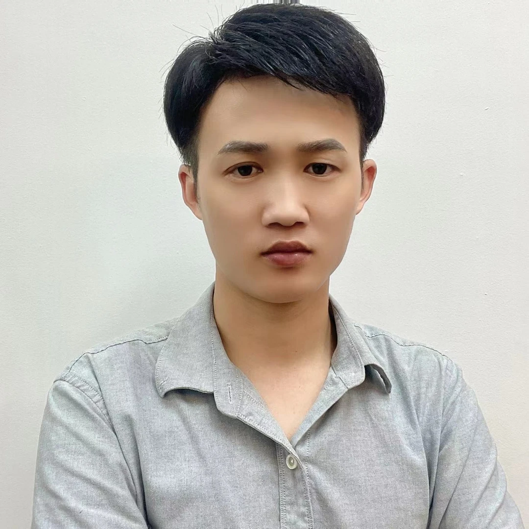 真发手工勾织男士假发斜刘海设计年轻减龄补发片