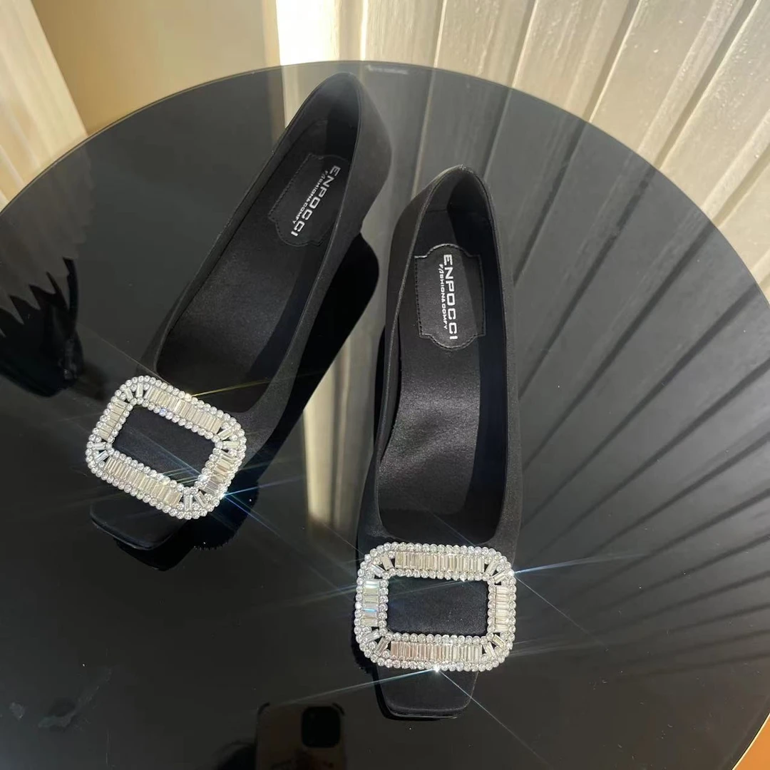 Enpocci/帕英斯赫本鞋低跟方扣女鞋S29S506609跟高4CM-6.18