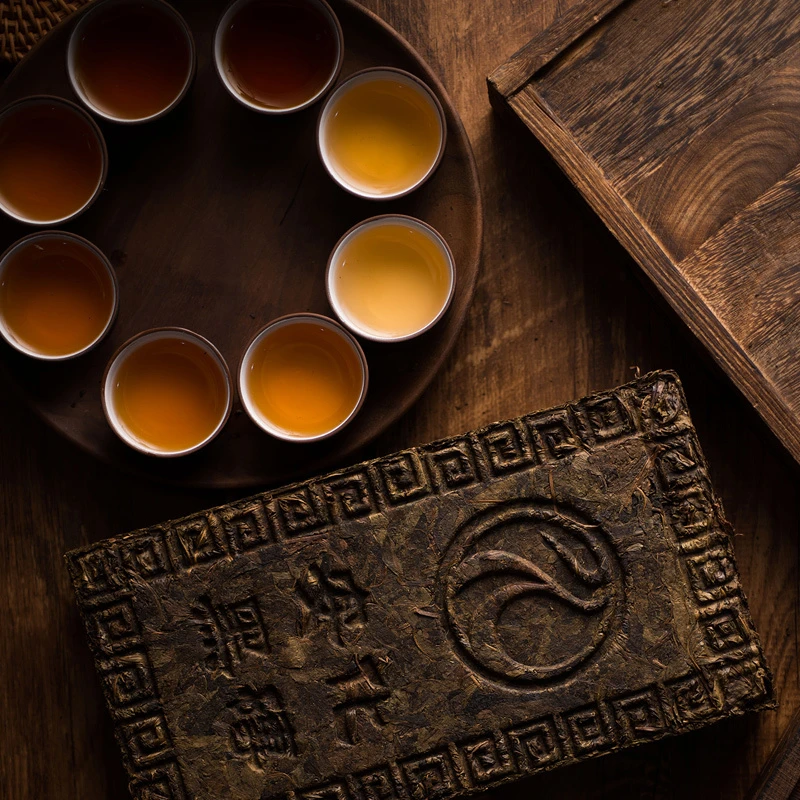 久扬茶叶官方旗舰店代链接【茶业大叶黑砖】