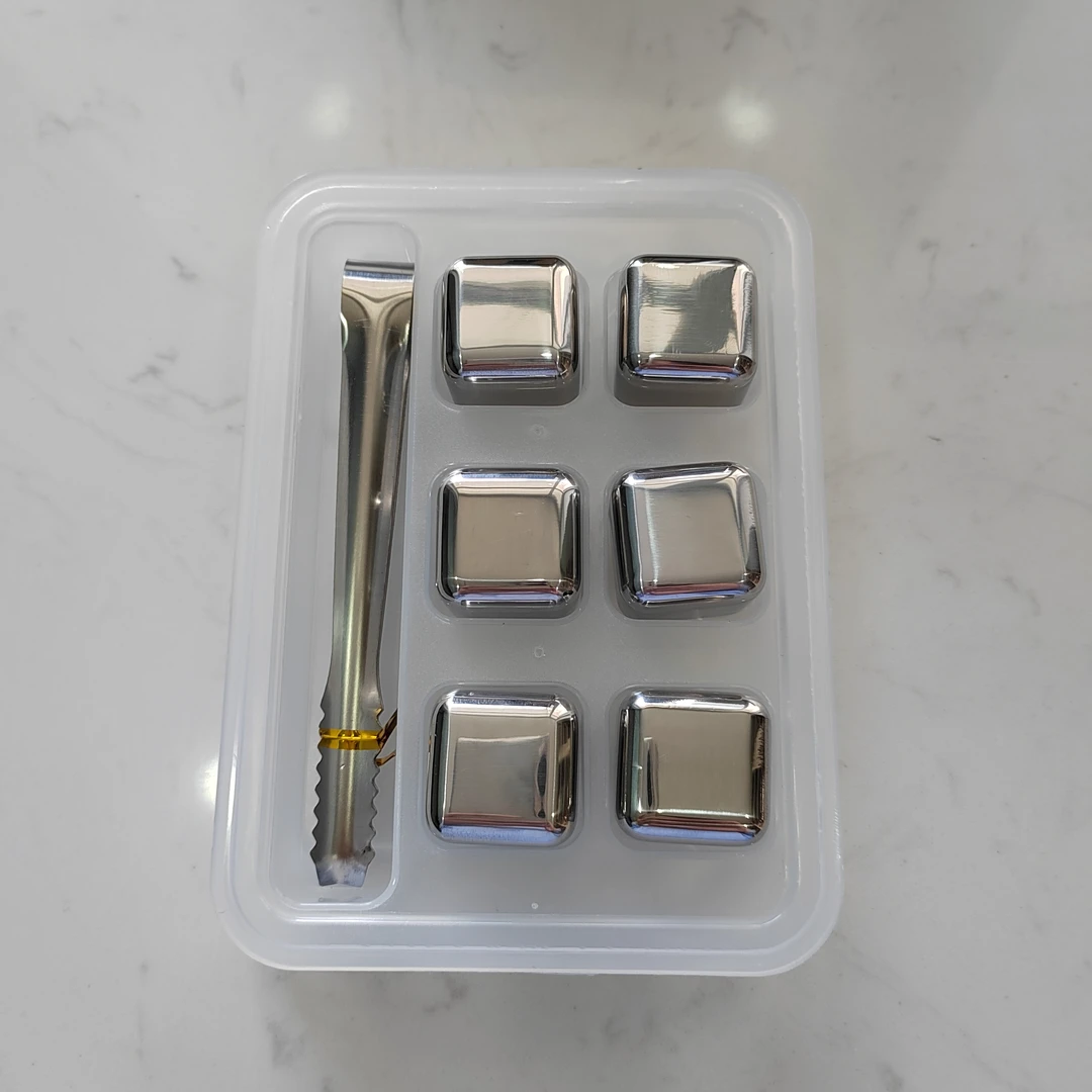 冰块冰镇不锈钢速冻金属冰粒家用6粒