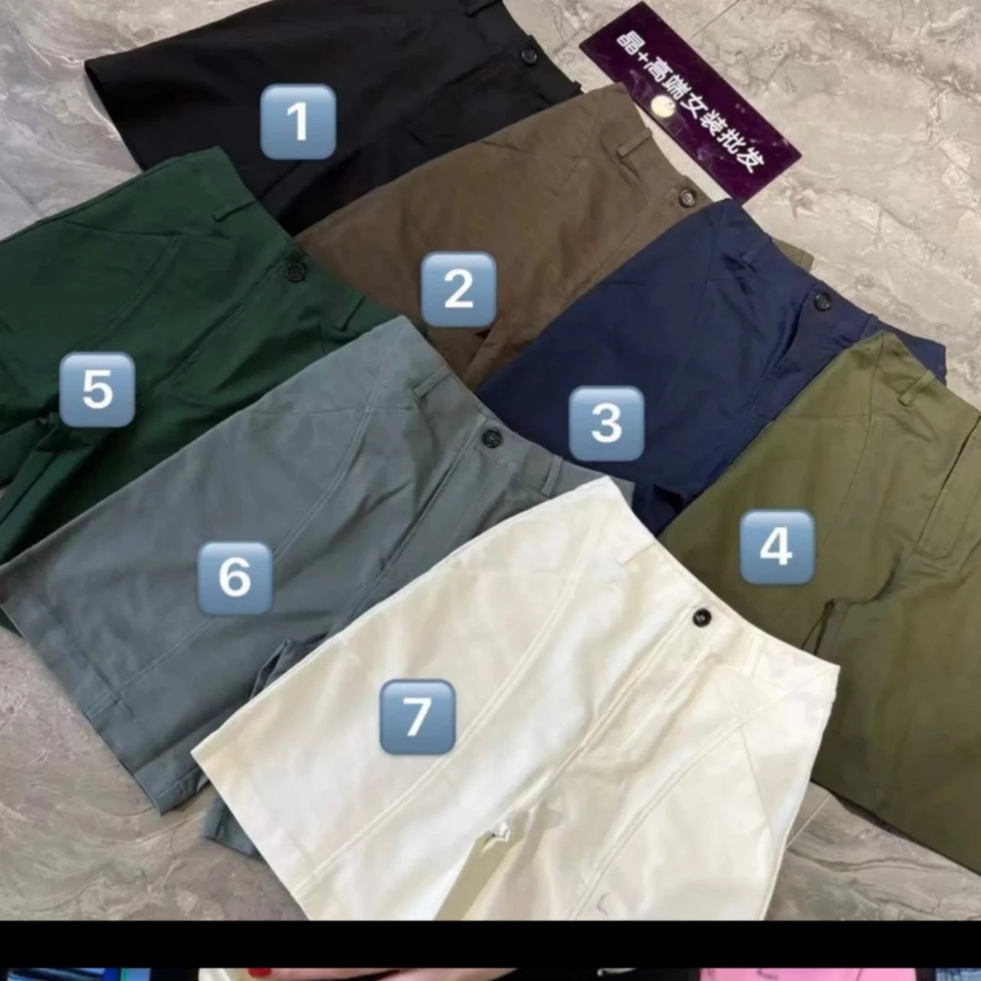 JING2025夏季新款 品质弹力百搭五分裤显瘦短裤（不配腰带）