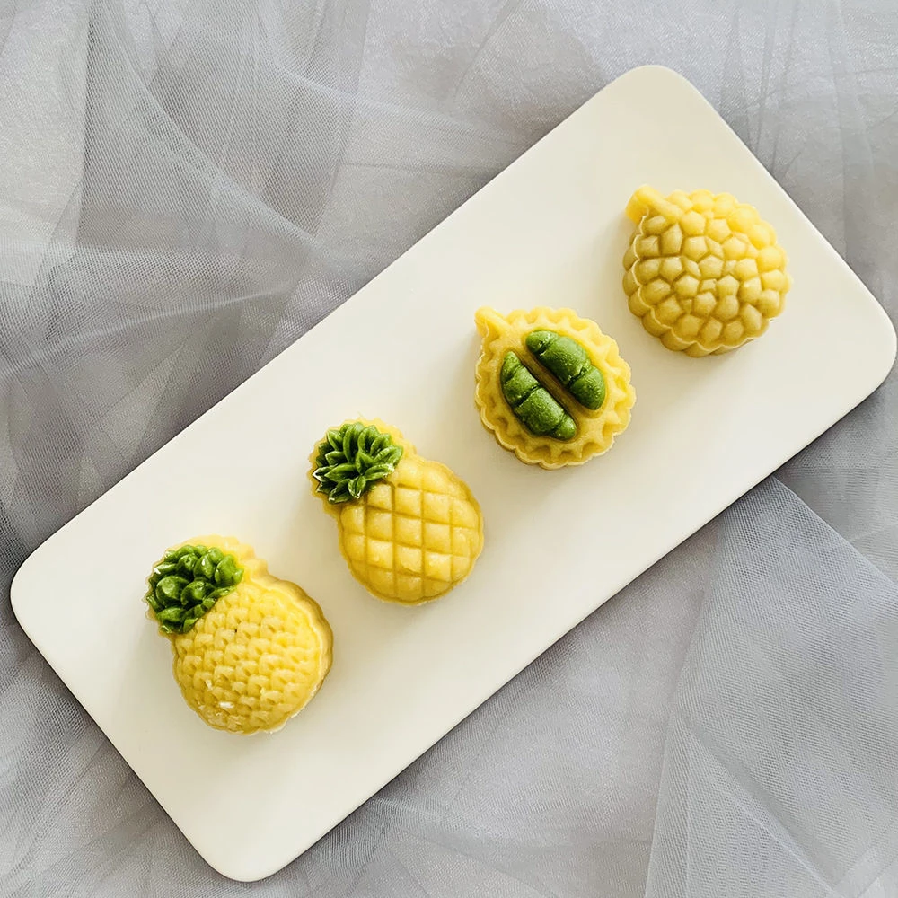 2025年菠萝绿豆糕月饼模具凤梨酥模具不粘冰皮点心糕点