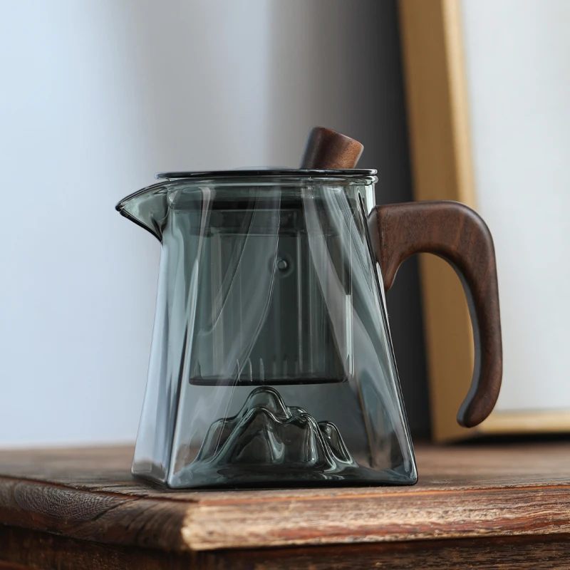 全度小茶壶一人用功夫茶单壶办公室日式玻璃沏茶泡茶壶带过滤
