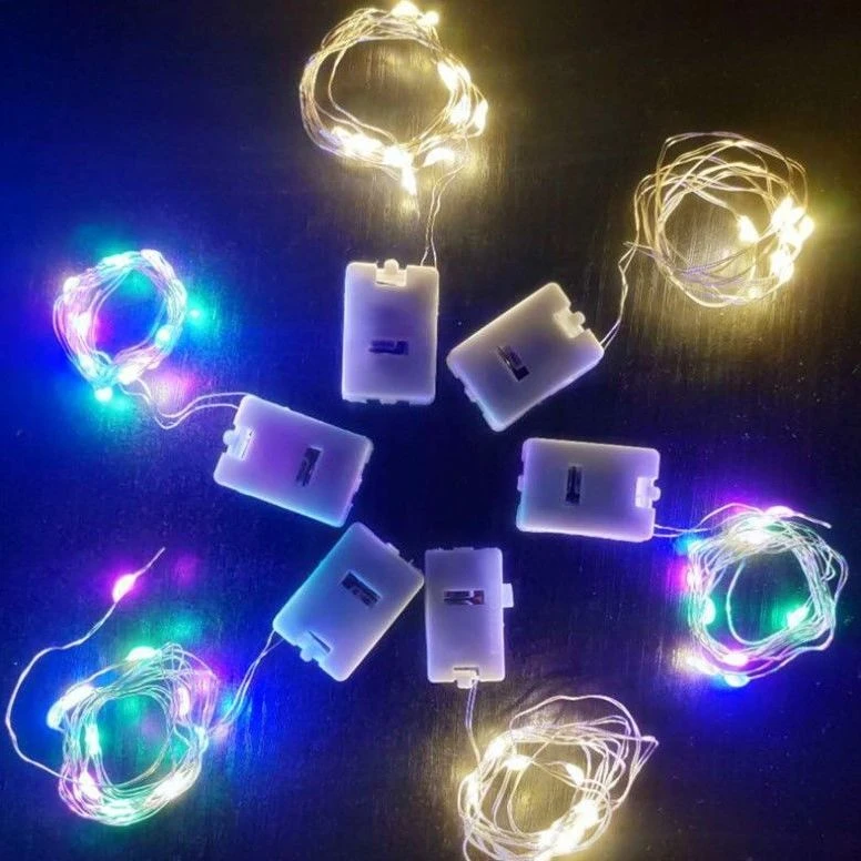 【追艺买二送一】手工DIY玩具小灯串花束LED彩灯礼物闪光灯铜线灯带