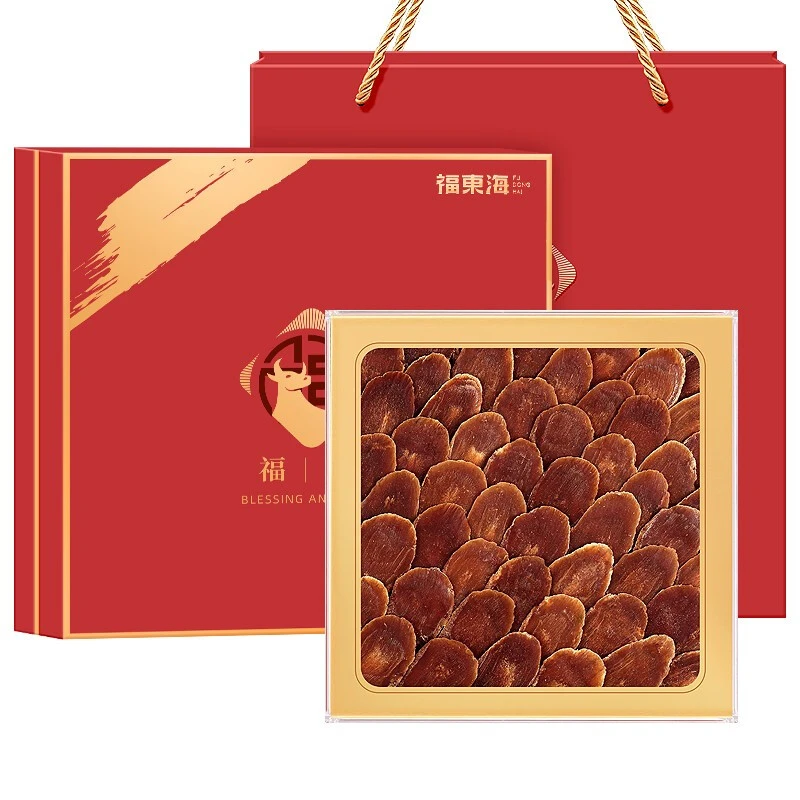 福东海 红参220g 礼盒装 吉林长白山不加糖红参含片切片人参皂苷