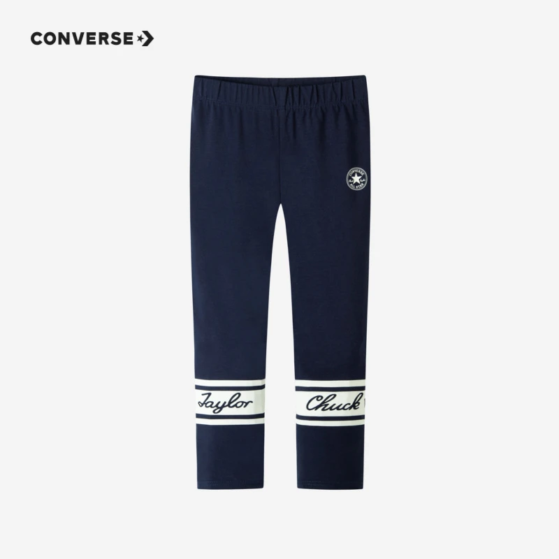 【官方旗舰】CONVERSE 匡威童装儿童女童打底裤长裤 CNVG-LG-D113