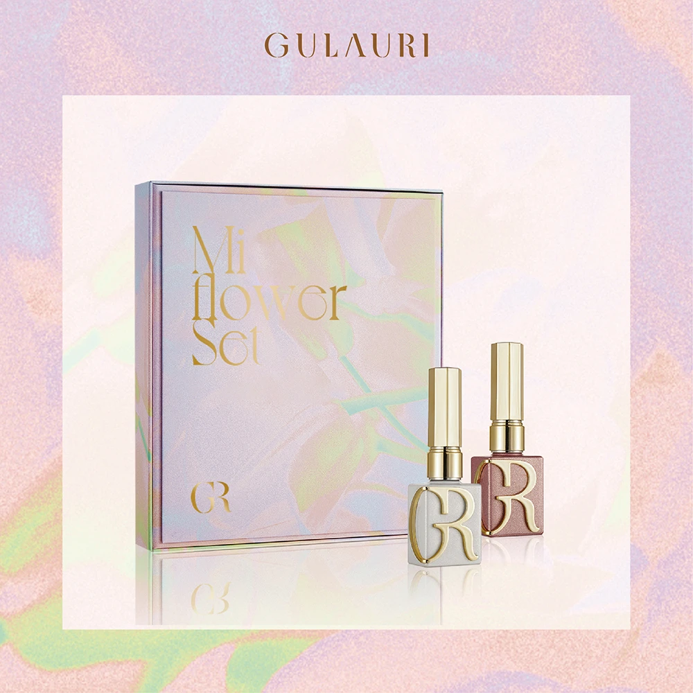 GULAURI/古莱麗复古旅行家花蜜彩色爆闪甲油胶夏天流行色13g气质
