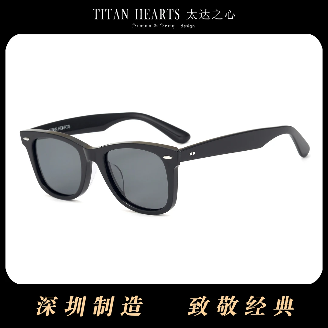 经典太阳镜偏光眼镜男士开车户外驾驶专用女墨镜明星同款遮阳黑色