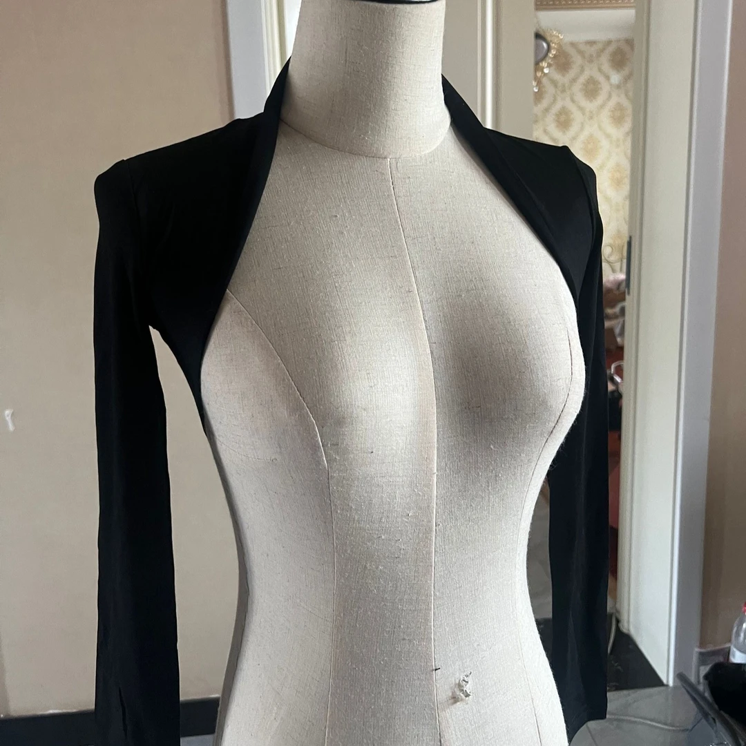 一颗歪桃自制短款外套外开衫