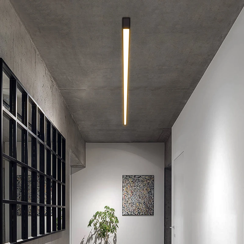 衣帽间吸顶灯简约现代阳光房入户玄关阳台灯极简长条过道灯走廊灯