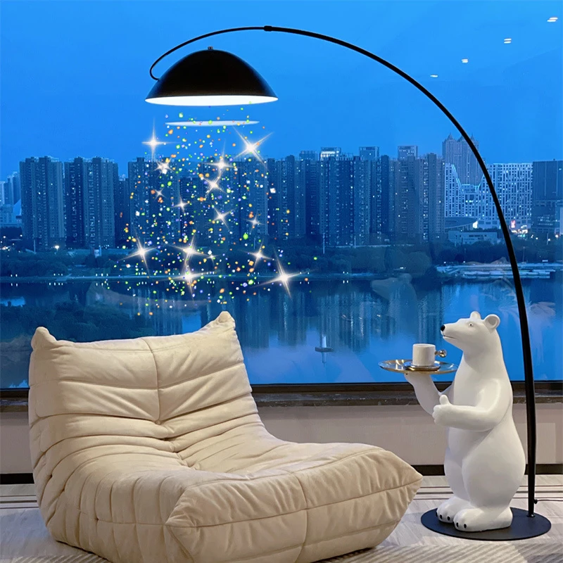 设计师落地灯钓鱼灯极简现代简约北欧轻奢沙发书房客厅立式台灯