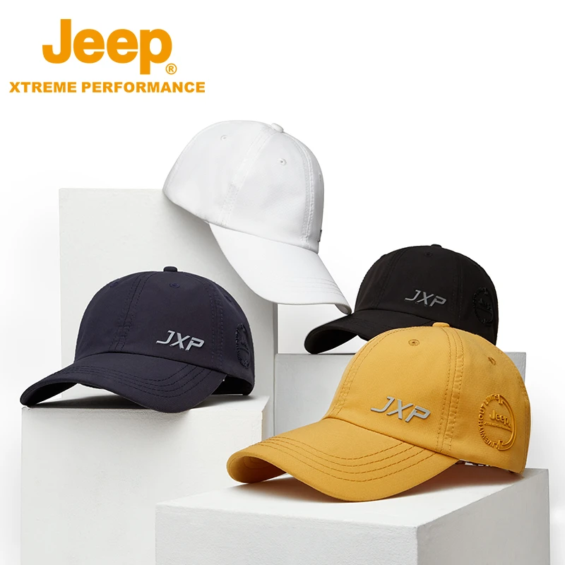 JEEP/吉普遮阳帽防晒潮流夏季休闲运动户外百搭韩版透气棒球帽