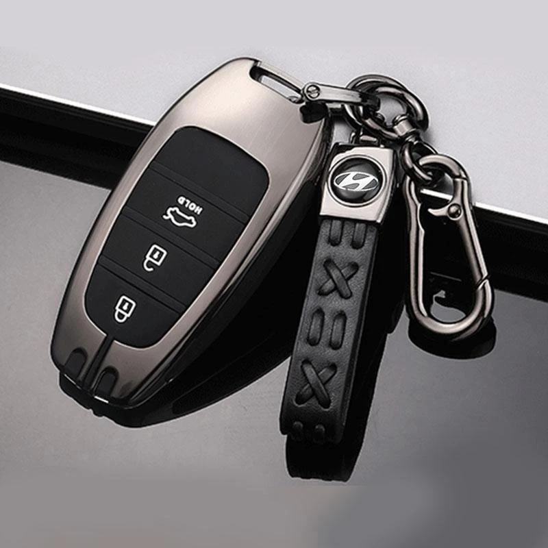 现代途胜L钥匙套专用2022款第五代新途胜混动版车遥控包壳扣改装