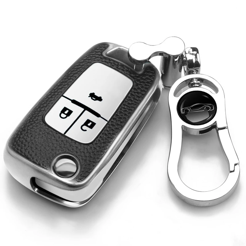 雪佛兰科沃兹16/17/18/19款男士女情侣小车锁匙扣壳钥匙包套