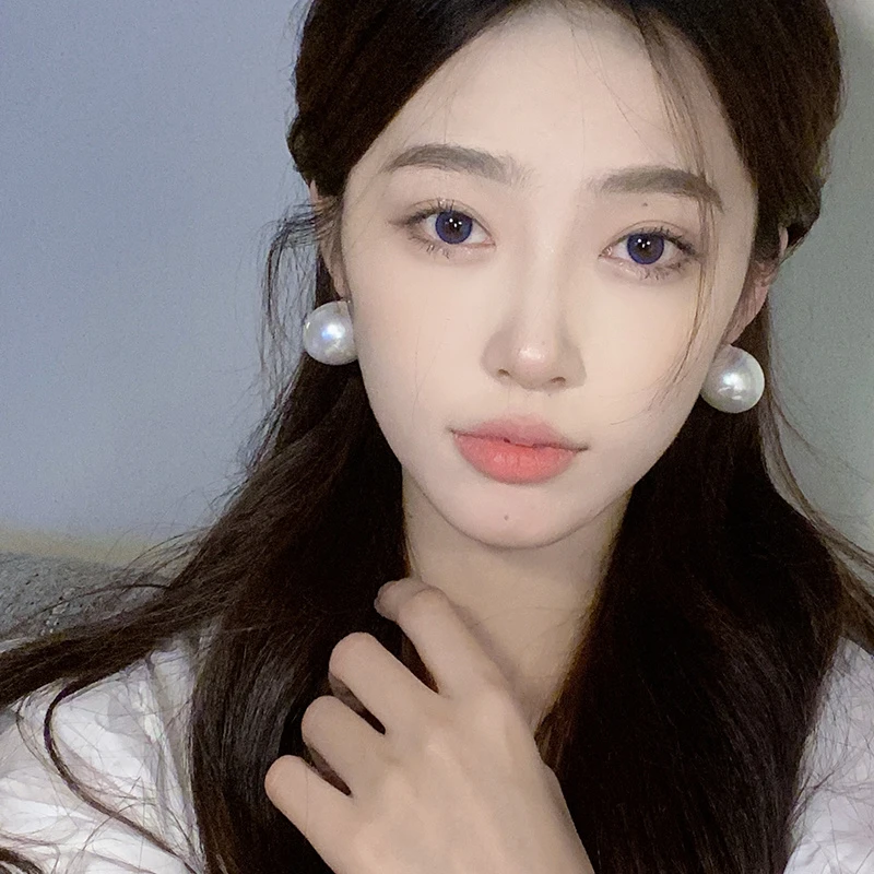 卡卡专享 ins大珍珠耳钉轻奢复古大耳环