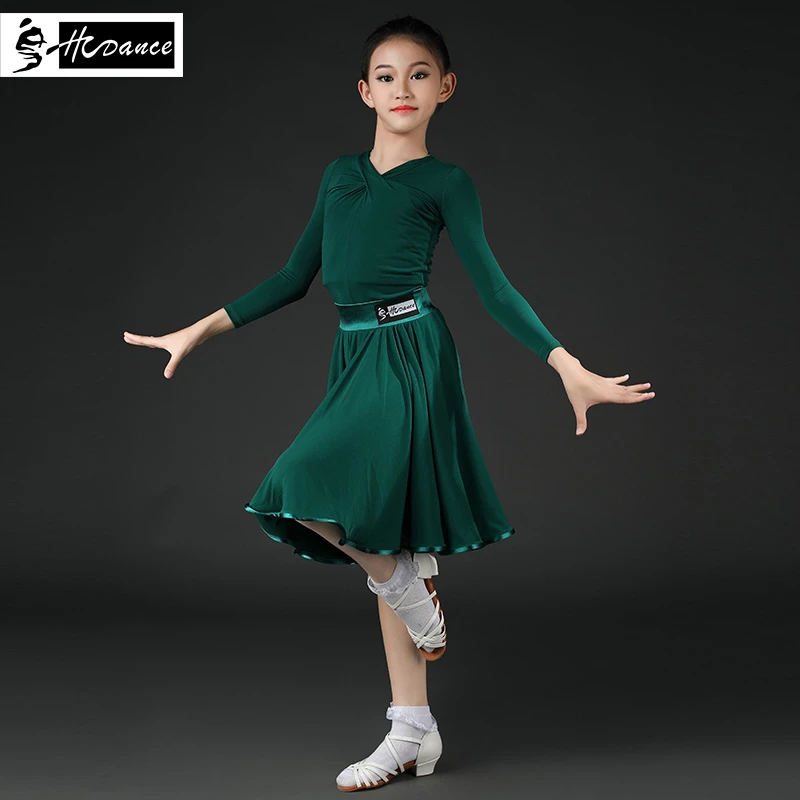【品牌好货&断码不补】皇朝拉丁舞服高档款女儿童长比赛H6108+H7099