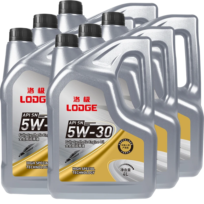 洛极全合成机油整箱（4L*6桶）SN级5W-40/5W-30抗磨汽车润滑油保养