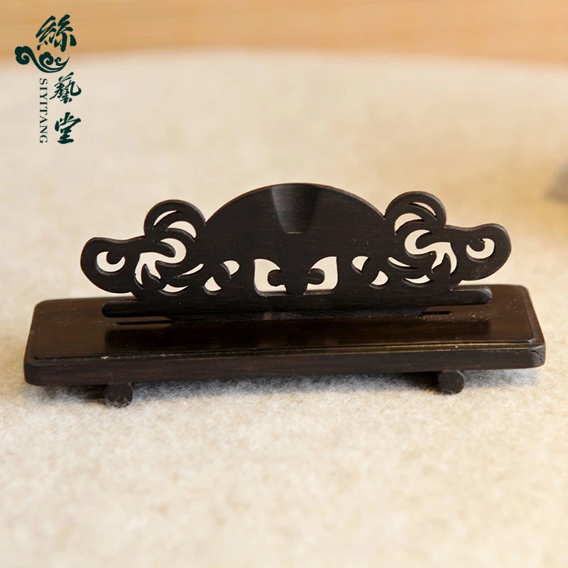 丝艺堂树脂扇架 扇撑工艺扇子座 折扇底座男女扇子通用扇托