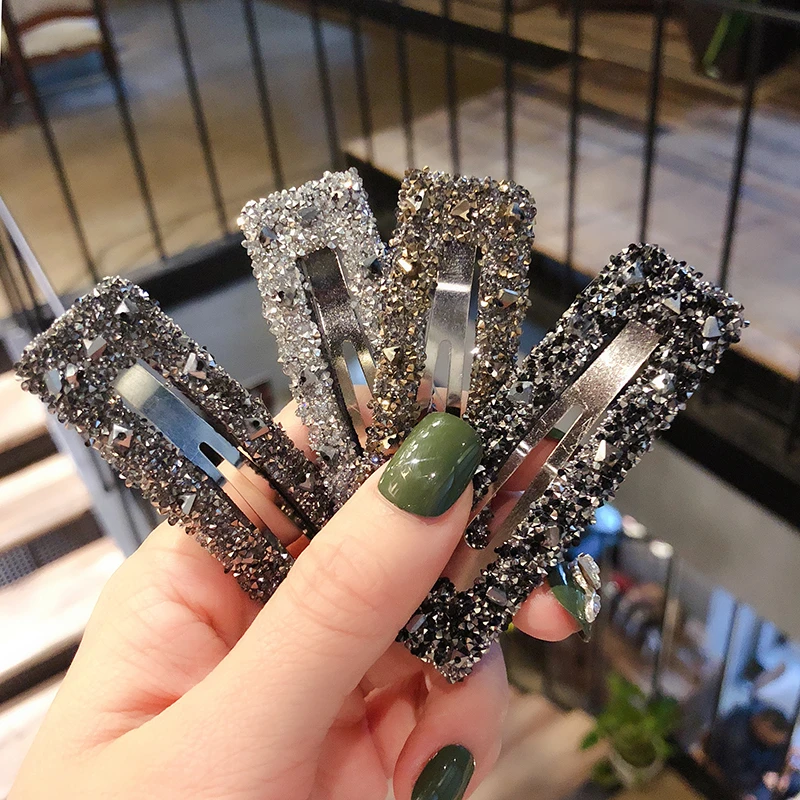 【齐姐专属】韩国东大门满钻大号一字刘海夹网红头饰