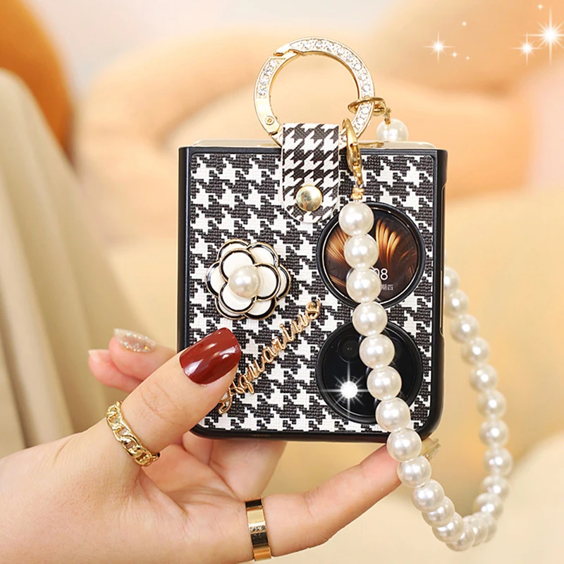 斜挎绳华为P50Pocket手机壳PocketS保护壳折叠屏防摔女款pocket2