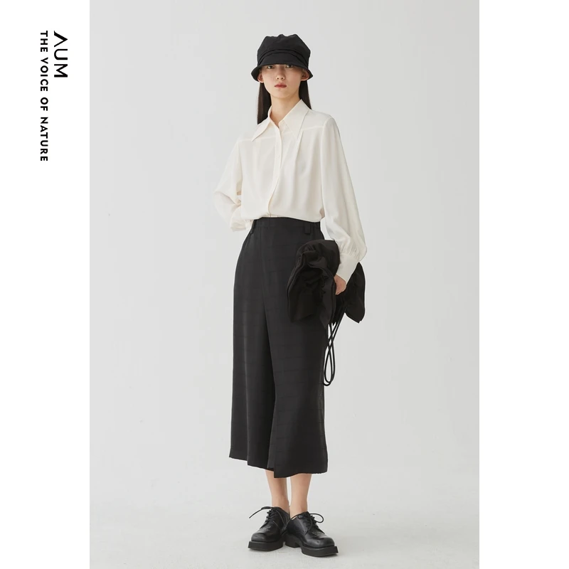 【羊羊专享】AUM气质通勤显瘦衬衫设计上衣