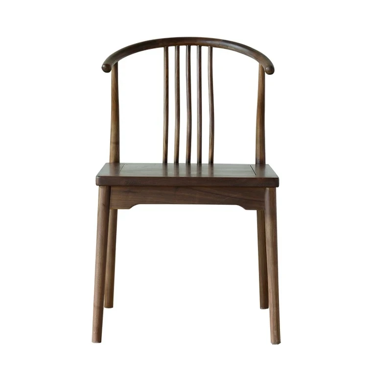 新中式黑胡桃木椅榫卯结构整装发货