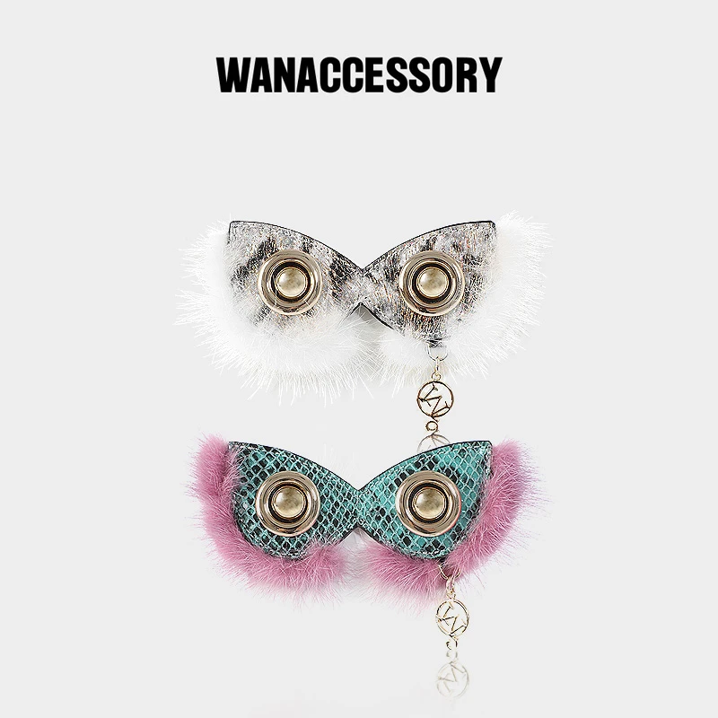 WANACCESSORY万蔻2021新款Mini面具小面具换脸猫头鹰眼睛原创设计
