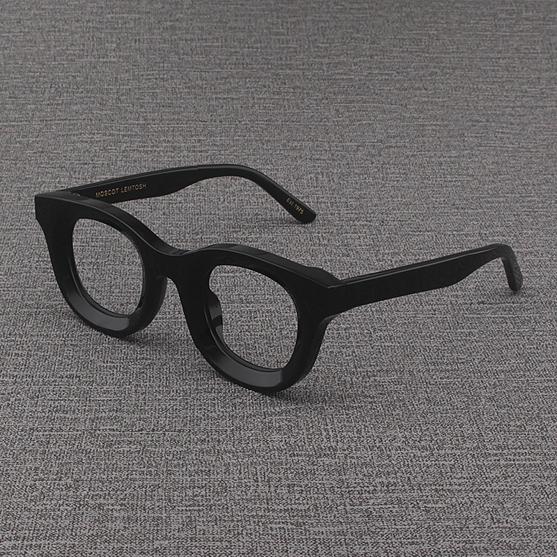 MOSCOT LEMTOSH眼镜架女黑粗眼睛方形个性复古宽边近视眼镜框男款