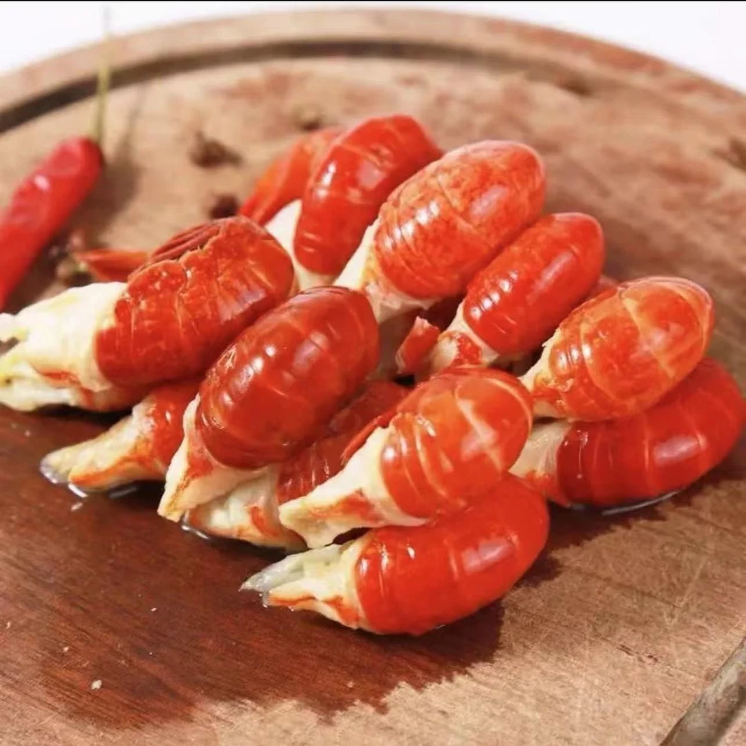 D1月份新货 新鲜美味龙虾尾 到手5包 70-100粒左右/包