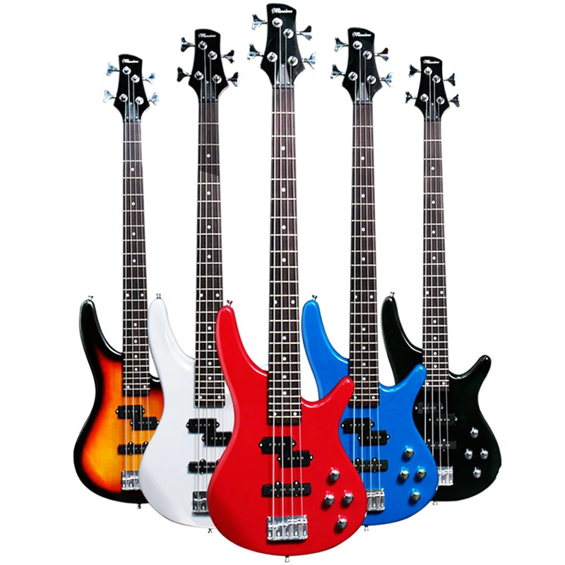 名森贝斯四弦电贝司bass4弦电贝斯初学入门专业演出摇滚套餐乐器