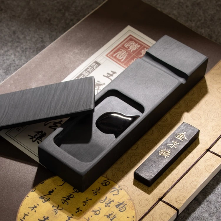 【活动价】多功能砚台 歙砚带盖精品砚原石墨盒磨墨细腻静心文人用